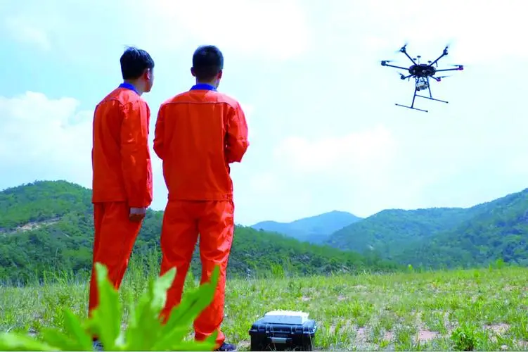 七星无人机倾斜摄影巡检拍摄